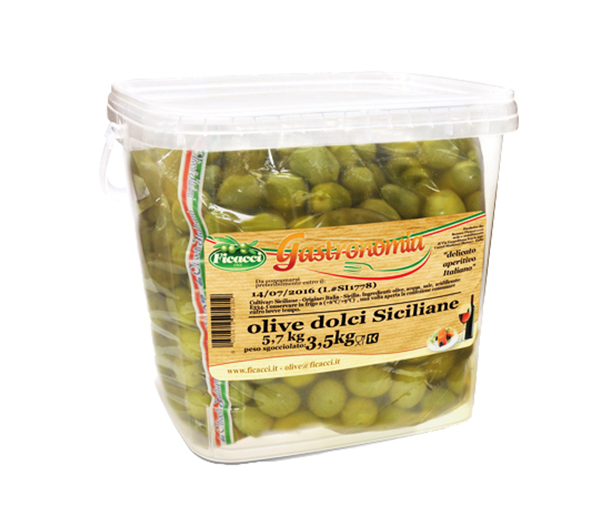 Green Nocellara Olives dr. 3.5kg