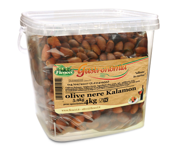 Ficacci Black Olives Kalamata 18/20 4kg