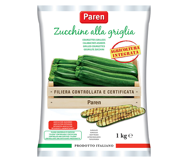 Paren Grilled Zucchini 2.5kg Frozen