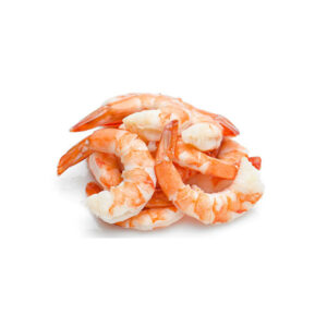 IQF Cooked Peeled Coldwater Prawns 125-175 39% gl