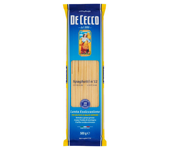 De Cecco Pasta Spaghetti n.12 500g