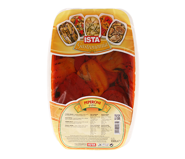 Ista' Grilled Peppers Red and Yellow inTray 1kg