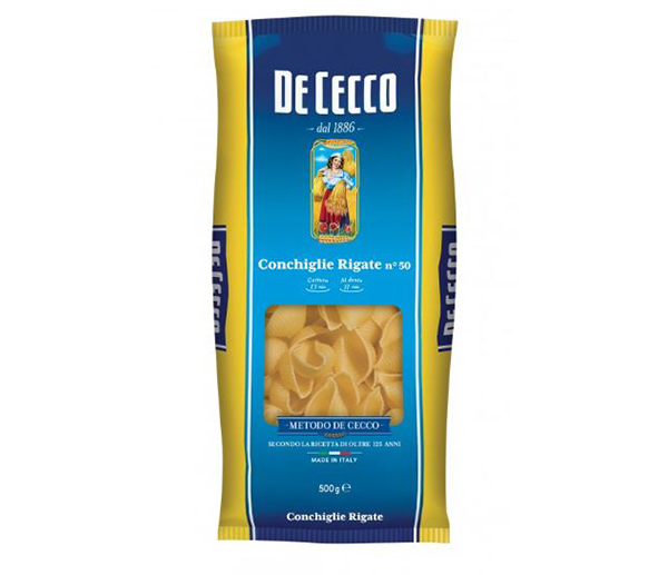 De Cecco Pasta Conchiglie Rigate n.50 500g
