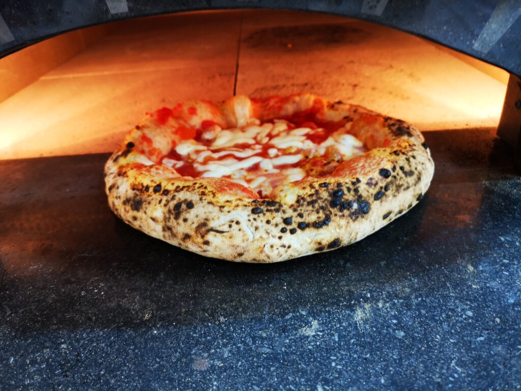 Margherita Pizza In Pizza Oven