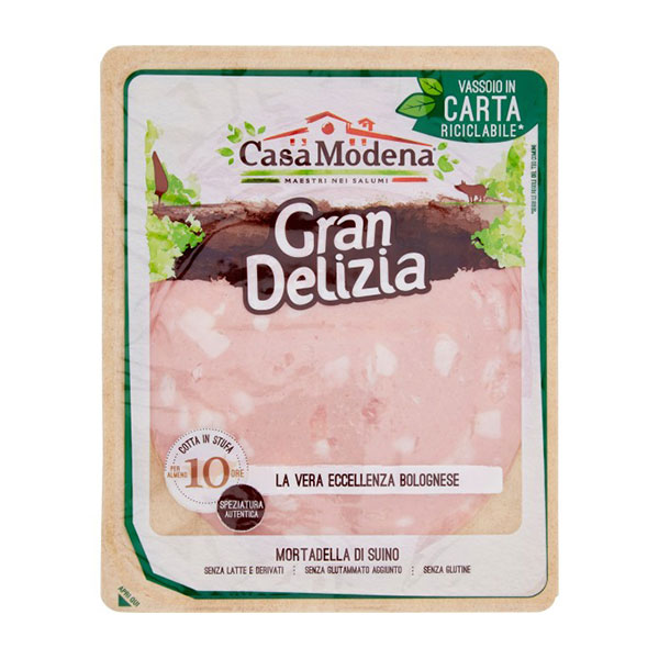Sliced italian Mortadella 250gr 13slices